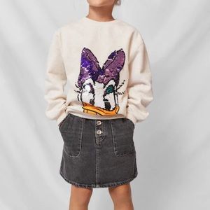 Zara X Disney DAISY sweatshirt size 9 girls